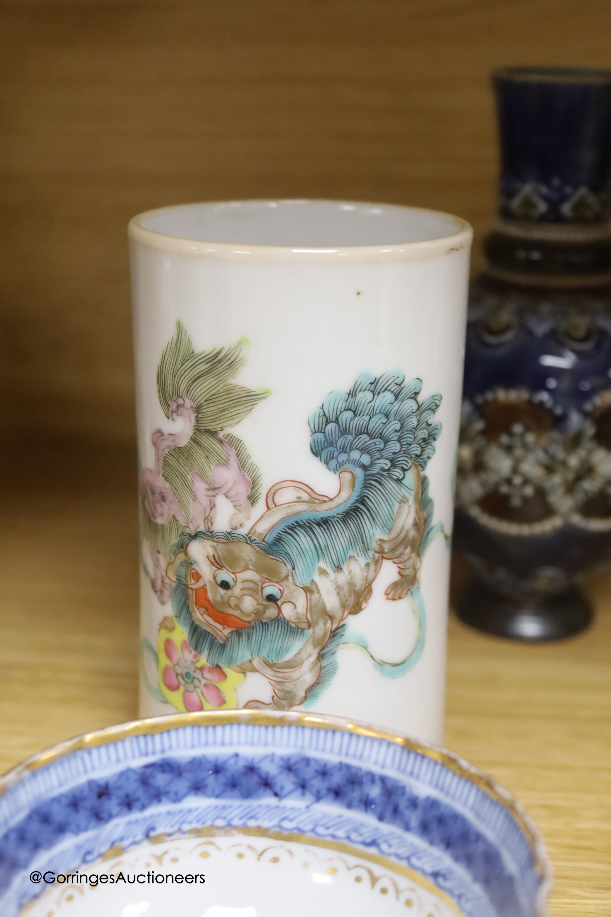 A quantity of mixed Chinese and Japanese ceramics, 19th century and later